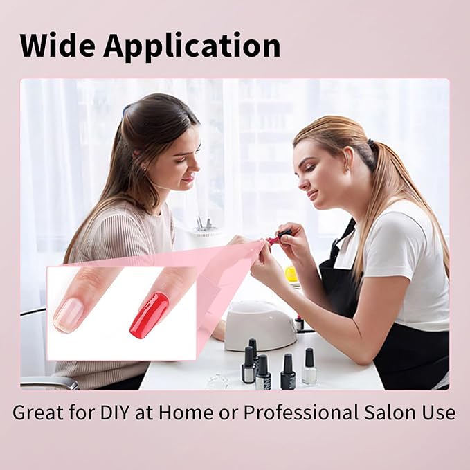 100PCS Fiberglass Nail Wrap Extension Kit Nails Repair Natural Silk Paper Towels Fiber Wraps for Broken Nail Fix Extender DIY Nail Art Accessories for Home Use