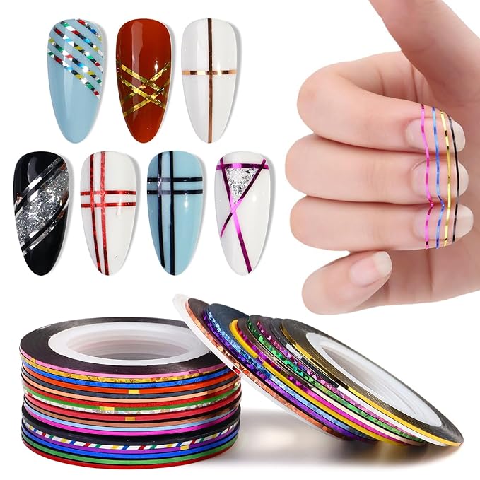 Nail Stamping Kit 4pc Heart Lace Nail Stamping Plate Butterfly Stamp Template Stencil Silicone Stamper Scraper Nail Rhinestones Decoration Mandala Dotting Pen Nails Striping Tape French Nail Tools