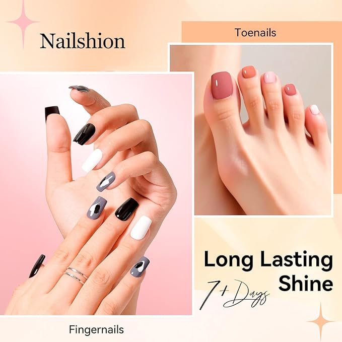 Nude Gray Nail Polish Set Neutral 16 Colors with Base Top Coat Remover Pads, Nude Brown Burgundy Dusty Rose Fast Dry Fingernail Polish Set, Non-Gel, Rich in Castor Oil Nail Art Kit