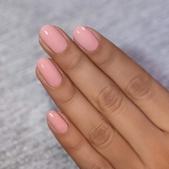 ILNP Full Bloom - Creamy Peachy Pink Holographic Nail Polish