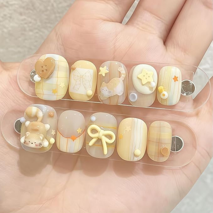 3D Buttons Gel Nail Art Mold Silicone Tools Nails Women DIY Manicure Design Multiple Shapes Button Small Model Resin Buckle Gel Molds for Accessories Supplies