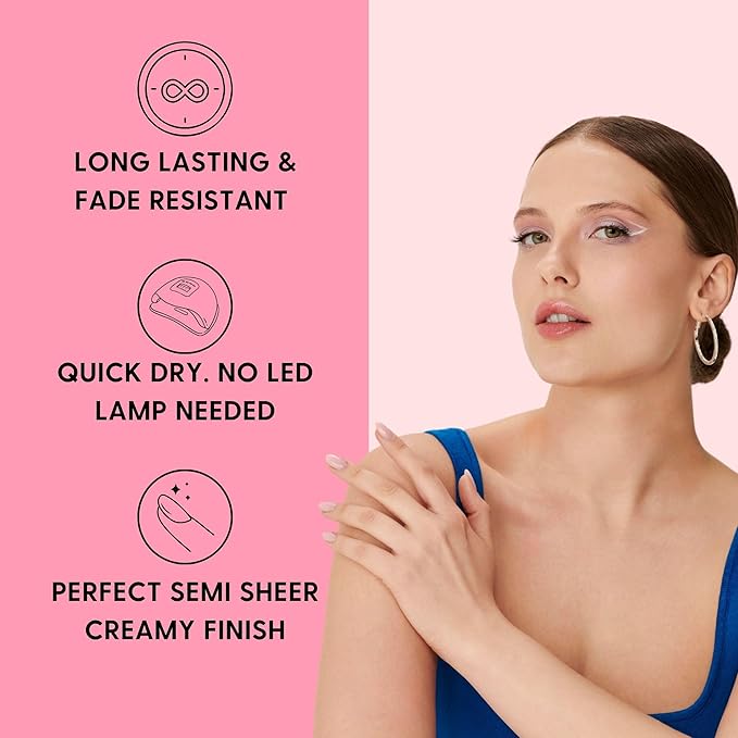 Orly French Manicure Colour | Chip-Resistant Nail Lacquer For Salon-Like Finish | Long-Lasting & Fade Resistant | Quick Dry Formula (Rose-Colored Glasses, 18ML)