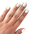 Olive & June Instant Mani Press-On Nails (Glue) | 42 Fake Nails, 21 Sizes | Non-Toxic, Long-Lasting Recycled Materials Realistic Look | Extra Short, Round | Extra Cheese Please w/stickers