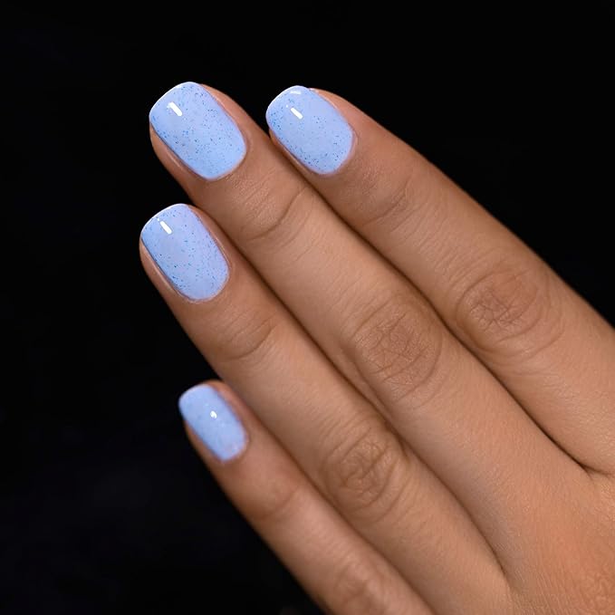 ILNP Bluebird - Perano Blue Speckled Nail Polish