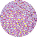 720 Pcs SS30 6mm Flatback Rhinestones for Nails Art Crafts Glitter Round Gems AB Crystals DIY Clothes Shoes （Dark Pink AB）