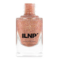 ILNP Love Triangle - Metallic Silver, Gold, and Rose Flakie Topper Nail Polish, Chip Resistant, 7-Free, Non-Toxic, Vegan, Cruelty Free, 12ml