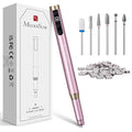 MelodySusie Pen-Shaped Ultra-Slim Cordless Nail Drill, PM170F 30000RPM Portable Rechargeable Electric File with LED Display for All Manicure, Nail Care, Shaping & Gel Removal for Advanced Home Use