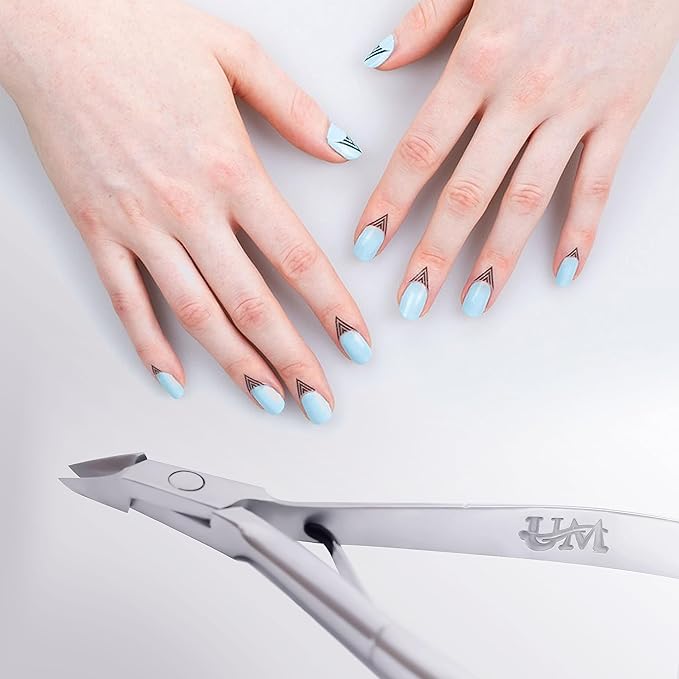 UM Supplies Cuticle Trimmer | Hangnail Remover | Extremely Sharp | Professional Cuticle Nippers | Stainless Steel | Cuticle clippers | Pedicure Manicure Tool (jaw 16) 6mm