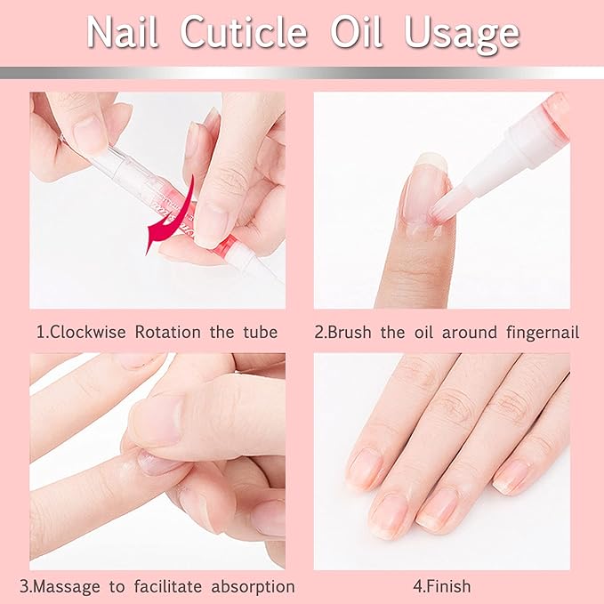 12Pcs Nail Cuticle Oils Nail Nutrition Oil Pen Nail Nourishment Pens 12 Smell Cuticle Revitalizer for Agnail Nourish Skin Nail Care