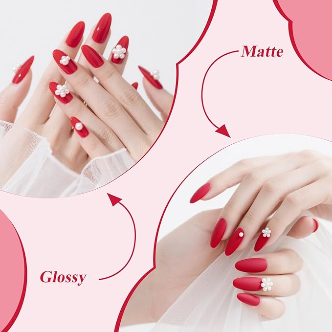 Artdone Gel Nail Polish Hema-free Solid Color Red For All Seasons Neutral Soak Off LED Lamp Needed For Manicure Nail Art