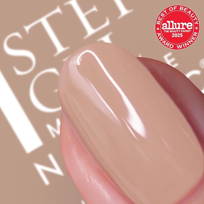 Nails Inc It's Topless Gel-Like Nail Polish, 4-in-1 Base Coat, Treatment, Color & Top Coat, Long Lasting, Strong, Chip Free Nails, Glossy Salon Quality Manicure, Air Dry, Madison, 0.47 Fl Oz