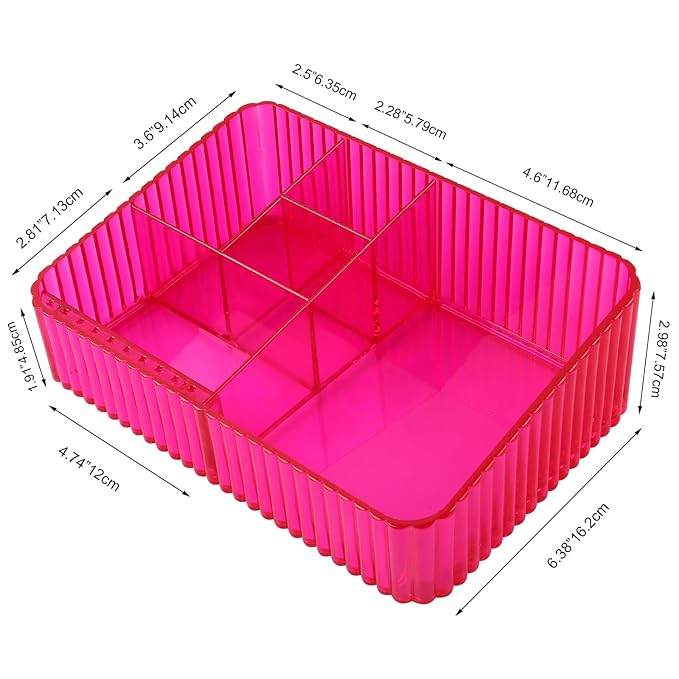 Nail Drill Machine & Bits Storage Box, 10 Holes Transparent Acrylic Drill Bit Holder, Plastic Nail Drill Tool Displayer Holder Case for Nails, Nail Drill Grinding Bit Organizer(Rose)