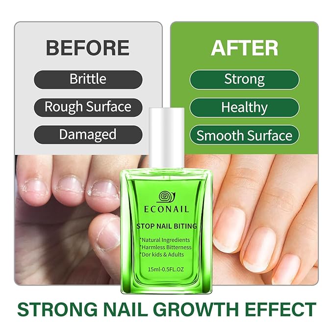 Nail Biting Treatment For Kids（Ultra Bitter）, Nail Biting Prevention, No bite Nail Polish, Thumb Sucking Deterrent For Ages3+, 0.5 fl oz (15ml)