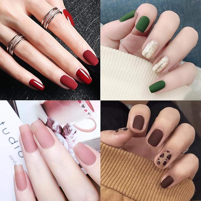 VENALISA 3 Pcs No Wipe Glossy and Matte Gel Top Coat and Base Coat Set for Gel Nail Polish- High Gloss Base Matte & Shiny Top Coat Kit, Soak Off Nail Art Home and Professional Manicure