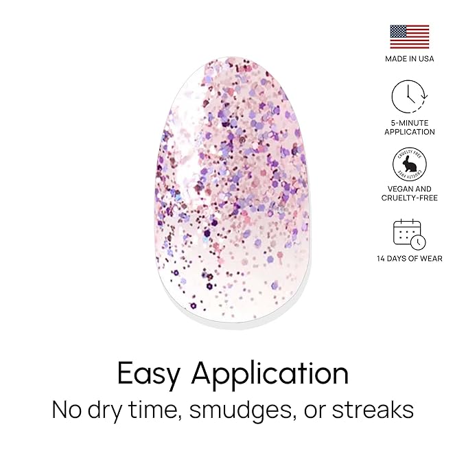 Color Street Mount Crushmore Glitter Dip Nail Strips