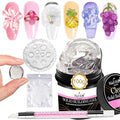 NAILGIL Solid Sculpture Builder Gel,100g Non-Stick Hand Nail Extension Gel for 3D Sculpting Carving Decoration Soak Off UV LED Nail Art Salon, Clear