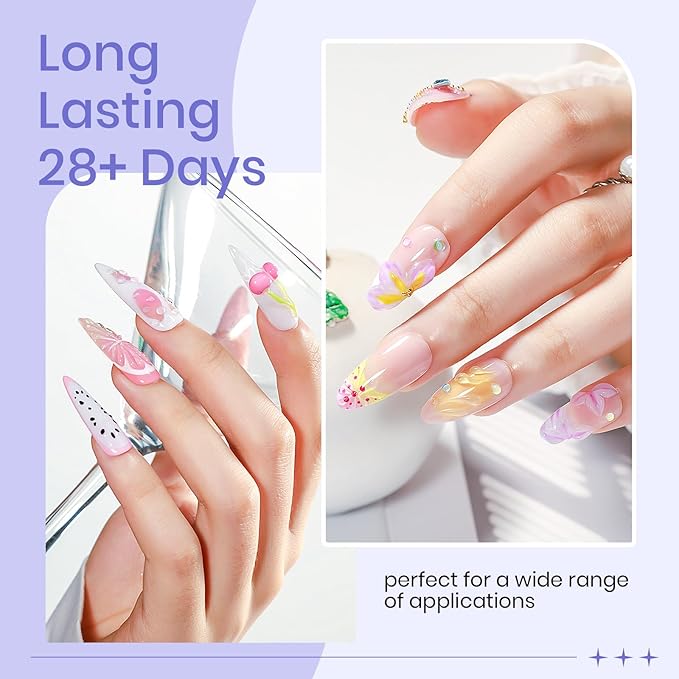 3D Nail Gel 60G Clear Nail Builder Gel Hard Gel for Nails Large Capacity Solid Builder Gel Modeling Non-Sticky 3D Sculpting Gel for Nail Carving Strengthen Nail Art DIY at Home