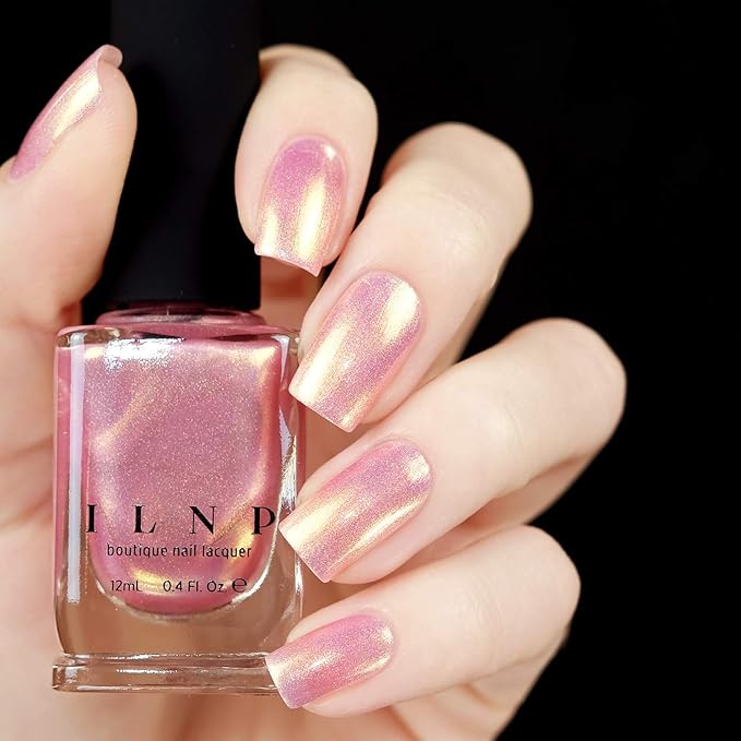 ILNP Yes Please - Soft Pink Holographic Shimmer Nail Polish
