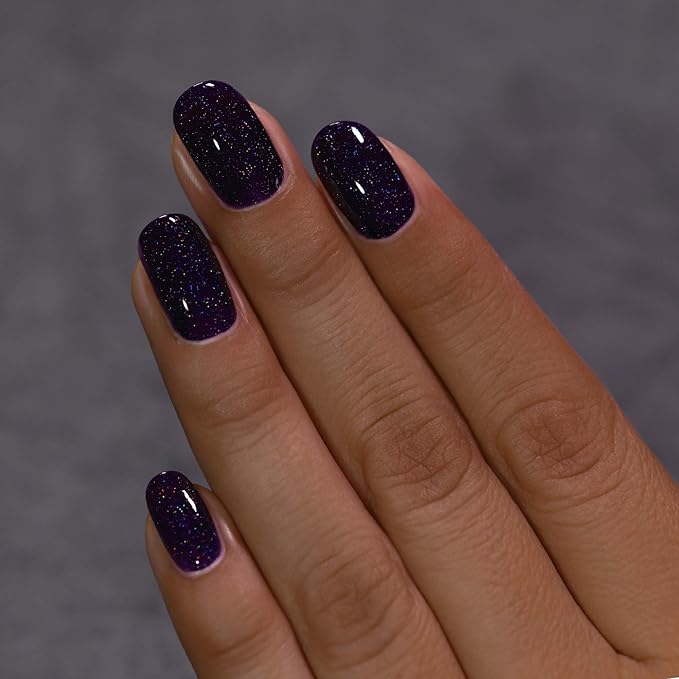 ILNP Annabelle - Striking Blackened Eggplant Purple Holographic Nail Polish