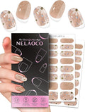 Nail Polish Strips – 32PCS UV Free Salon Quality Wraps, Long Lasting Gel Nail Stickers for Women (Pink Haze)