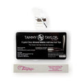 Tammy Taylor Stiletto Acrylic Nail Tip Extensions | Tapered Full Coverage, Natural Lightweight, Long Lasting, Professional C Curve Clear Nail Tips | Press on Nails Almond Stiletto Style | Nail Tip Kit