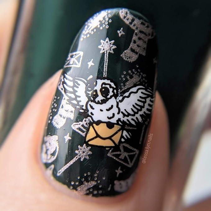 Maniology Sorcery & Spells Nail Stamping Plate Set | Halloween-Themed Designs Bundle for Mystical DIY Manicures – Reusable, Rectangular Stainless Steel Nail Art Templates