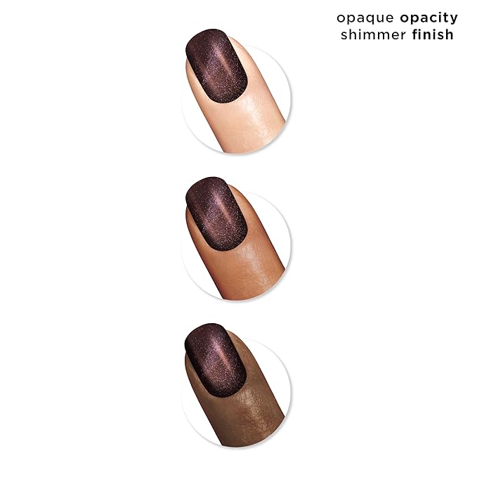 Sally Hansen Miracle Gel, Hot Cocoa Cuddles, Long Lasting, Gel-Like Formula, No UV Lamp Needed, Opaque, Shimmery Brown Nail Polish