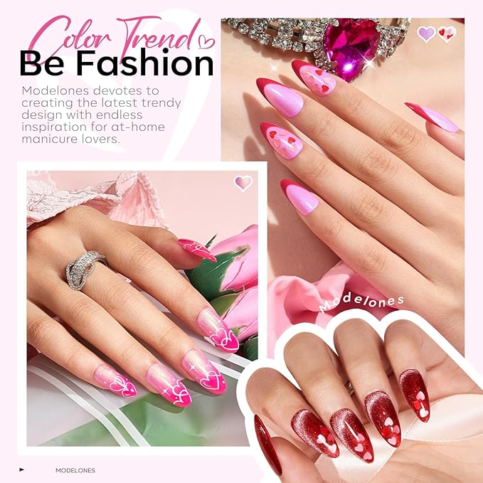 modelones Cat Eye Magnet Set+ 6 colors Gel Nail Polish Set