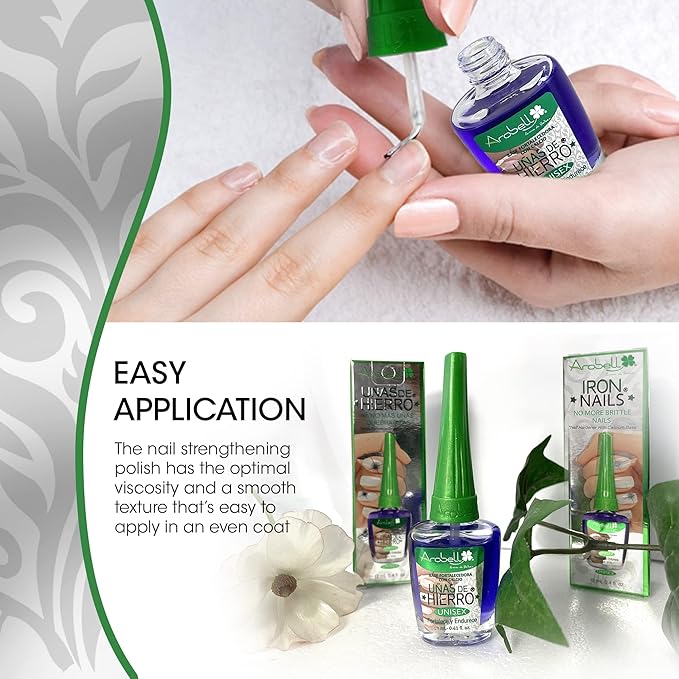 Iron Nail Hardener, No more brittle nails, for Unisex, 0.4 Ounce