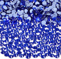 Bymitel Hotfix Crystal Rhinestones Round Gems Iron on DIY Jewelry Making Flat Back for Crafts,Sapphire, 3.8mm(SS16/2880pcs)