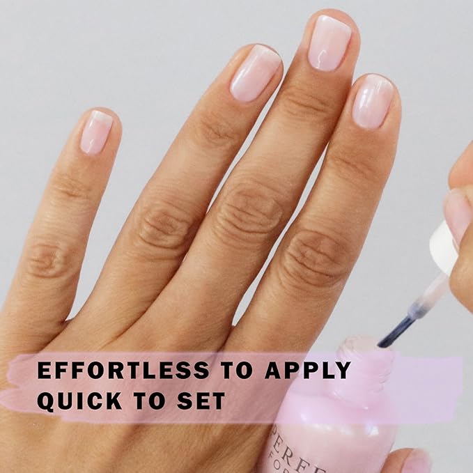 Perfect Formula Perfection Gel Coat - Illuminating Nail Concealer, Brightening Milky Pink Nail Strengthener & Glossy Keratin Treatment, Fills Ridges & Neutralizes Yellow Tones, Growth & Repair .6 oz