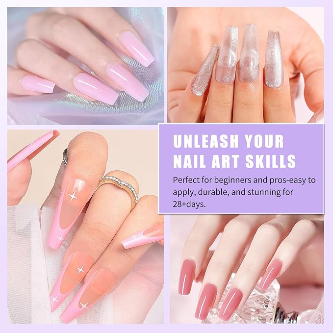 8FL.OZ EMA Monomer Acrylic Nail Liquid with 3 Acrylic Brushes (8/10/14) for Nail Extensions & Carving, MMA-Free, Non-Yellowing, Ideal for DIY & Professional Salon Use