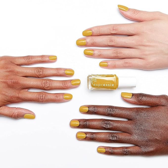 essie Expressie Nail Polish, Quick-Dry Bright Yellow Nail Polish, Vegan, Sh00k, 0.33 fl oz