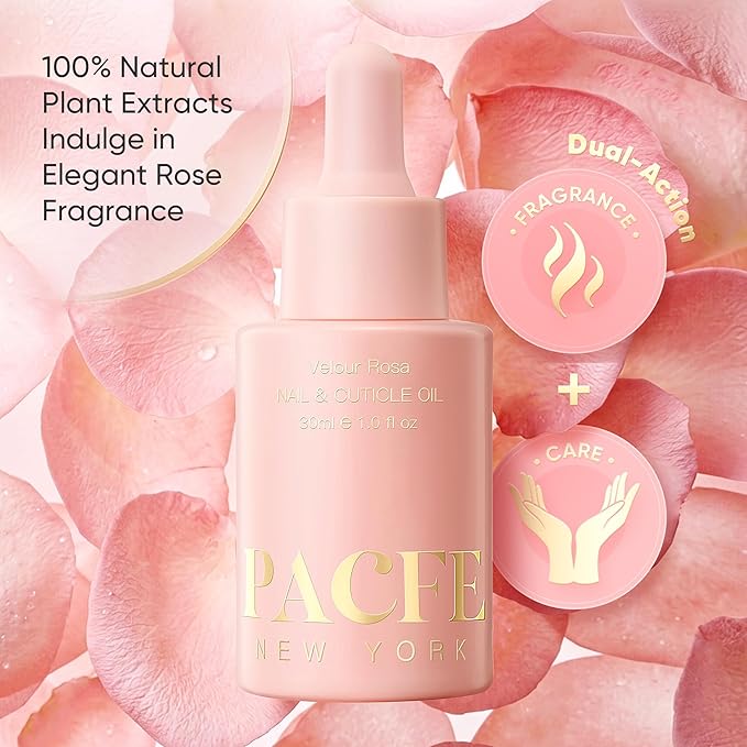 Cuticle Oil for Dry Cuticles – Hydrating Nail & Cuticle Care with Jojoba, Rose Oil & Vitamin E