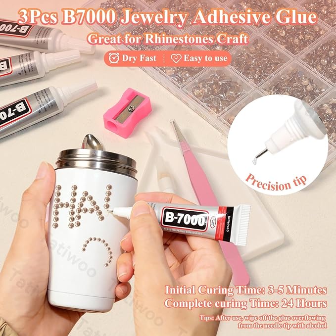 20000Pcs Champagne Flatback Jelly Resin Rhinestones for Bedazzling, Mix Sizes Crystal Rhinestones Gems, Champagne Gems Bedazzling for Crafting for DIY Face Makeup Crafts Tumblers