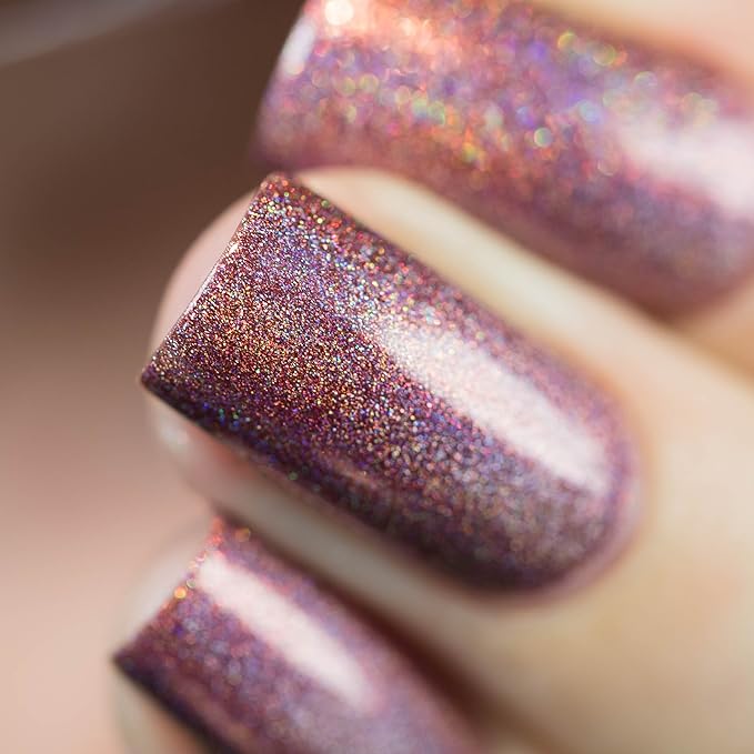 ILNP Dinner Party - Alluring Marsala Ultra Holographic Nail Polish
