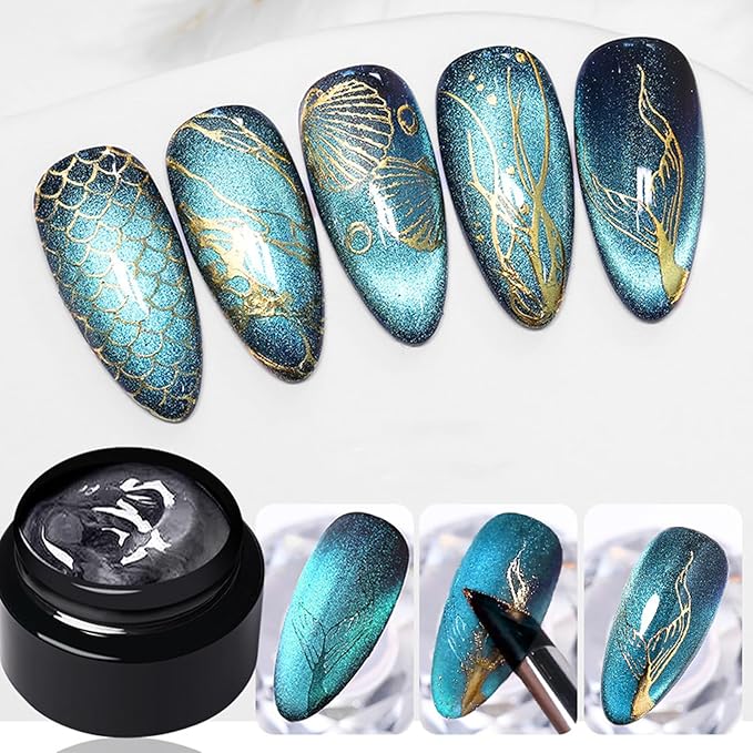 Born Pretty Magician Stamping Top Gel, Nail Stamping Gel Polish, Nail Art Stamping Gel, Nail Stamp for Nail Art Design