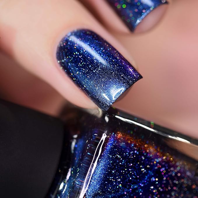 ILNP Unfazed - Blue, Purple Duochrome Holographic Nail Polish