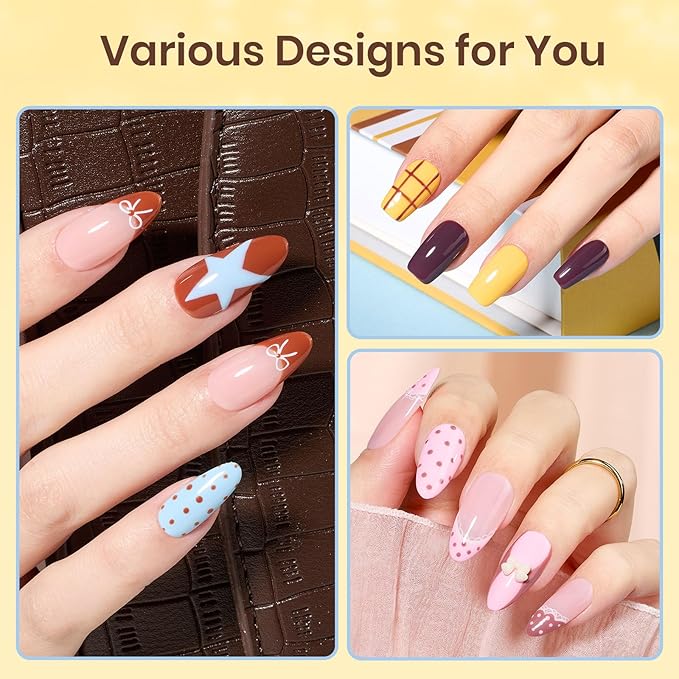 Beetles Gel Nail Polish Kit with U V Light and Nail Drill - 55Pcs Gel Nails Kit 32 Color LuliCore Polka Set with Base Top Coat Professional Manicure Set Home Salon DIY Gifts for Women Teens Girls