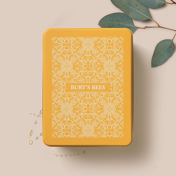 Burt's Bees Valentine's Day Gifts Ideas - Classics Set, 6 Products in Giftable Tin, Cuticle Cream, Hand Salve, Lip Balm, Res-Q Ointment, Hand Repair and Foot Cream