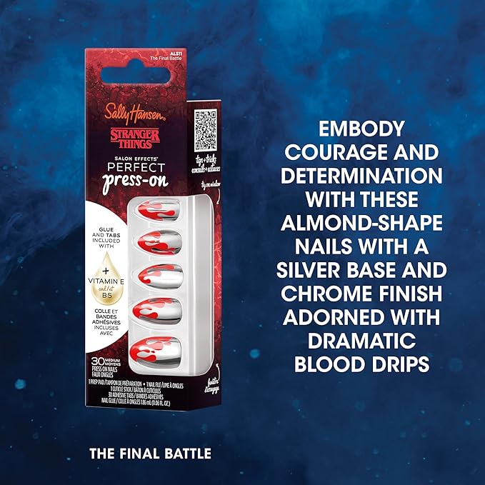 Sally Hansen Insta-Dri x Stranger Things Perfect Press-Ons, The Final Battle