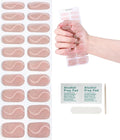 Cat Eye-Inspired 20pcs Semi Cured Gel Nail Strips - Salon-Grade DIY Wraps with Glaze Texture, Easy Application, UV Light Required for Stylish Nails