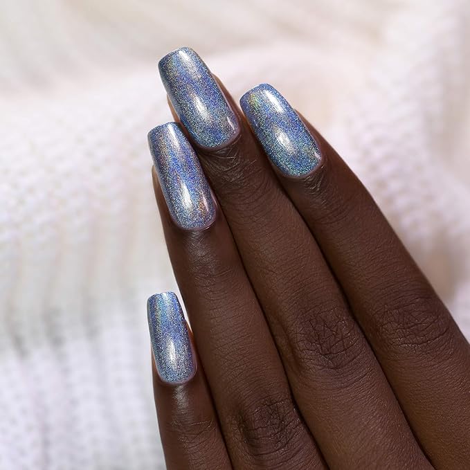 ILNP First Snow - Icy Blue Ultra Holo Polish