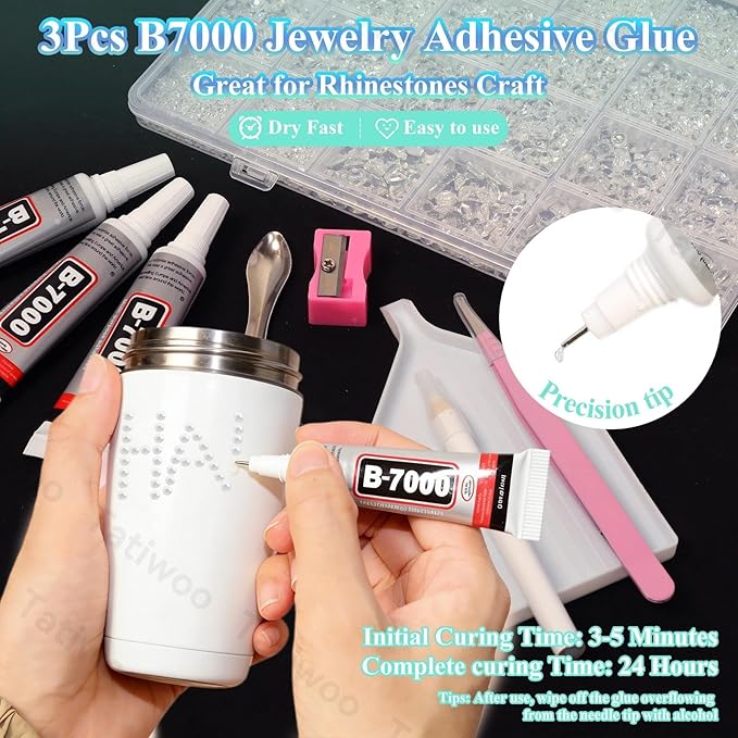 20000Pcs Clear Crystal Flatback Jelly Resin Rhinestones for Bedazzling, Mix Sizes Clear Rhinestones Gems Bedazzling for Crafting, Flatback Rhinestone for DIY Face Makeup Crafts Tumblers