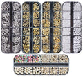3000 Pieces(5 Boxes) Nail Art Rhinestone Set Nail Ornaments Style 2