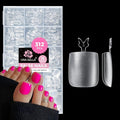 UNA GELLA Square Toe Nail Tips Big Long 312Pcs 15Sizes, Full Cover Soft Gel Toes Nail Tip Pre-etched Fake Acrylic Toe Nail Press Ons For Big Toes Nail Extensions Pedicure Home DIY Nails Salon Soak Off