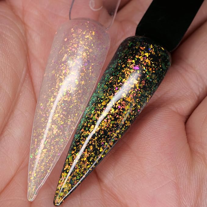 Glow in the dark Opal Gel Nail Polish 6 Colors Set Color Changing Semi Clear Gel Polish (GP014)