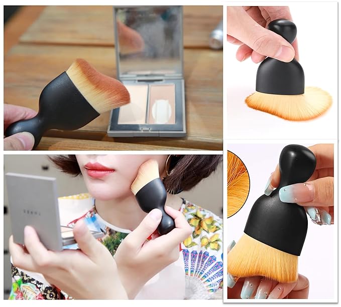 Nail Dust Brush for Acrylic Nails, 2 Pack, Soft Bristles, Ergonomic Handle, Nail Art Cleaner