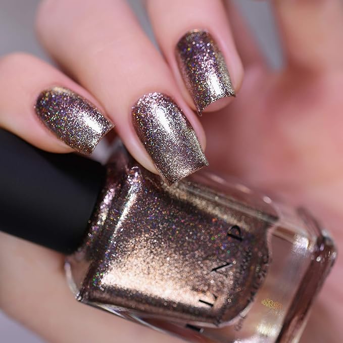 ILNP Heirloom - Antique Brass Holographic Ultra Metallic Nail Polish