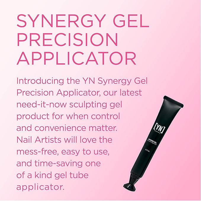 Young Nails Synergy Gel System, Building Gel - Hard Builder Gel, Superior Adhesion & Strength, Structured Nail Gel Builder - Concealer Gel, Blush, Precision Applicator (2 fl oz)